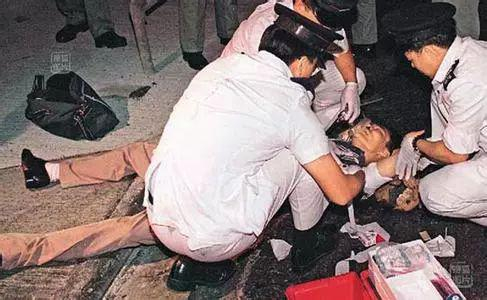 重伤被捕的叶继欢，香港西环，1996年