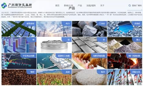 图片来源：广州期货交易所官网财联社整理