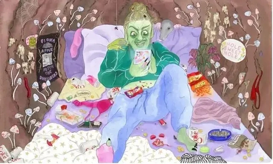 “摆烂”，图片来自英国《卫报》