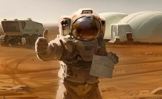 （图源：电影《火星救援》剧照）