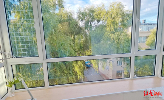 赵女士购置房子的窗外风景