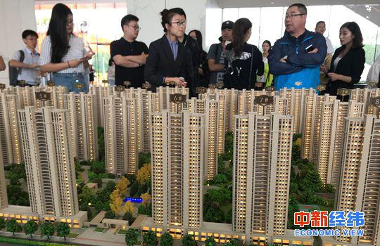 ▲售楼部。中新经纬 贾亦夫 摄