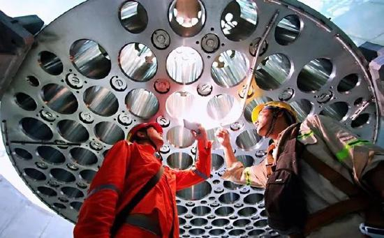 ▲华龙一号建设现场