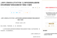 利好来了！刚刚，上海重大发布！28条举措，涉及消费