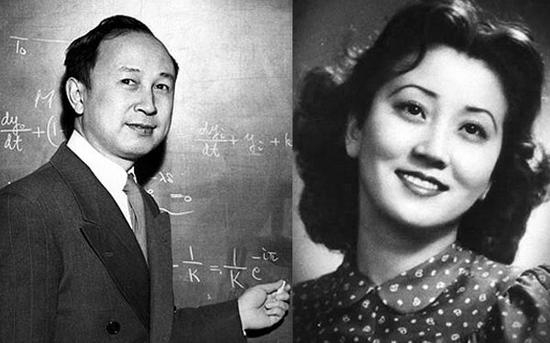 　　钱学森夫妇&nbsp;