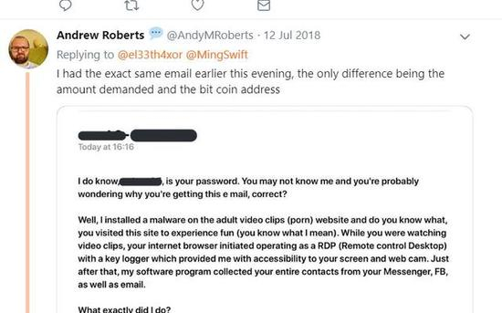 Emin Gün Sirer 推文下的黑客勒索经历