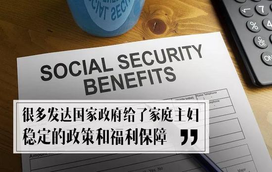 除此之外，在不少发达国家，政府也为家庭主妇提供了福利保障。