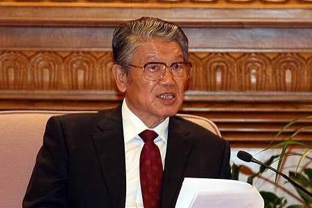 前中国社会科学院院长李铁映资料图