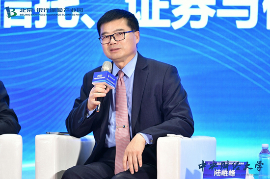 中国科技金融税收促进专业委员会副会长陆岷峰发言