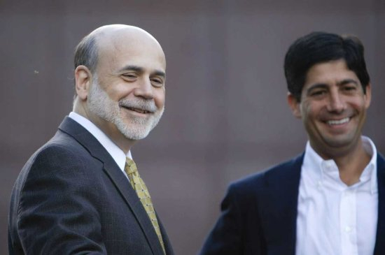 美联储前主席本·伯南克和凯文·沃什