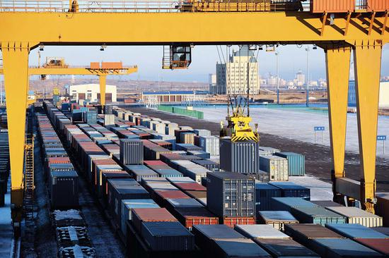 满洲里集装箱货场