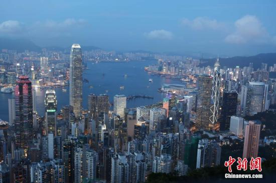资料图：香港中环。中新社记者 洪少葵 摄
