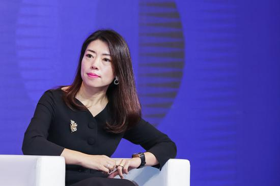 图为大童保险服务执行副总裁兼快保科技CEO 李晓婧