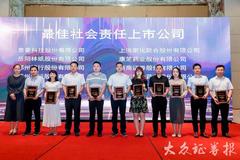 最佳社会责任上市公司揭晓：泰豪科技、上海家化等上榜