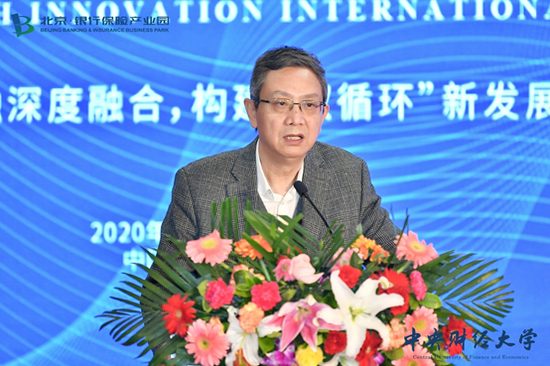 华夏新供给经济学研究院院长贾康发表主旨演讲
