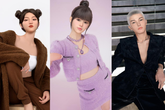 世悦星承的虚拟偶像：Reddi、Vila、Vince