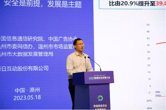 （中国信通院泰尔终端实验室数字生态发展部主任王景尧发表演讲）