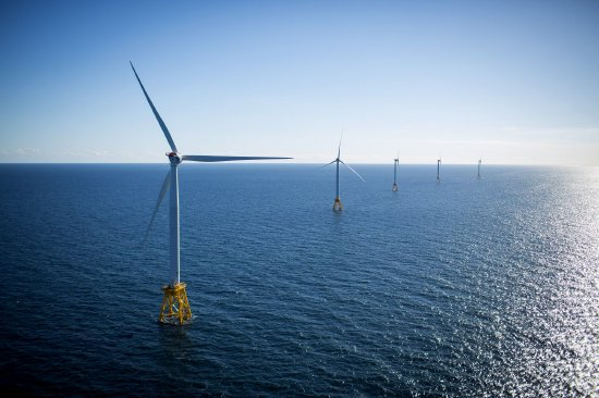 罗得岛州的Ørsted Block Island风电场。