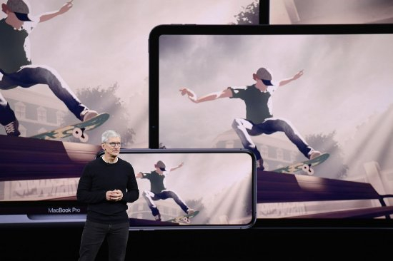 首席执行官蒂姆・库克（Tim Cook）讨论 Apple Arcade。