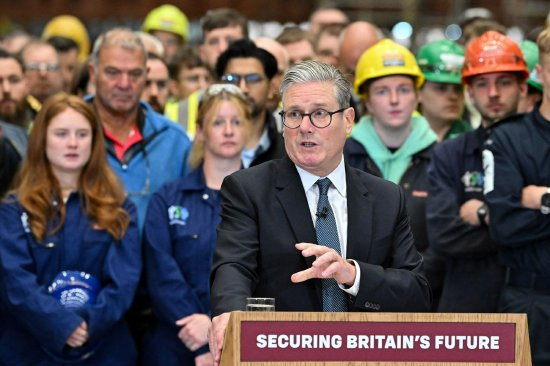 6月2日，基尔·斯塔默在格拉斯哥访问BAE系统公司Govan工厂时发表演讲