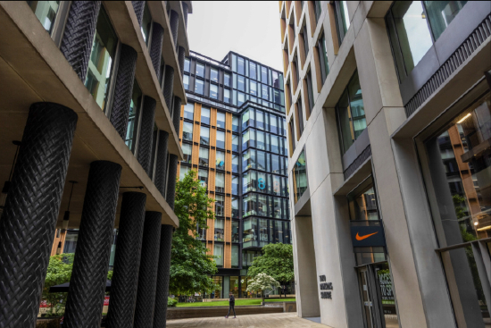 位于伦敦国王十字中心开发区的谷歌办公室