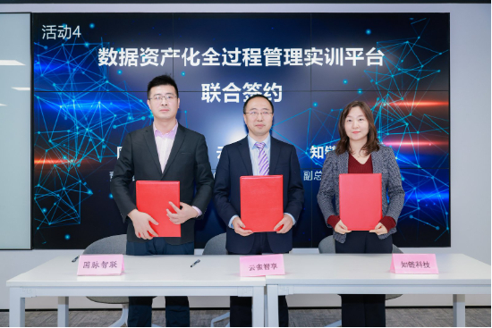 ▲ 数据资产化全过程管理实训平台联合签约