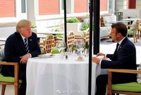 秒变脸!才呛要对法课税 特朗普见马克龙:关系特别