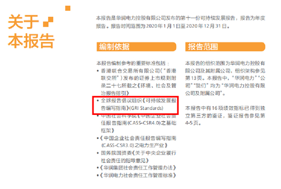 华润电力2020年可持续发展报告