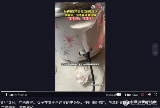 典型案例2：米动青春电子手表灼伤消费者手腕