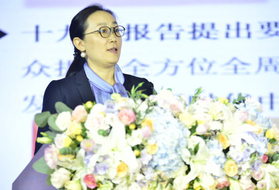 图为&nbsp;国寿健康产业投资有限公司副总裁房海燕