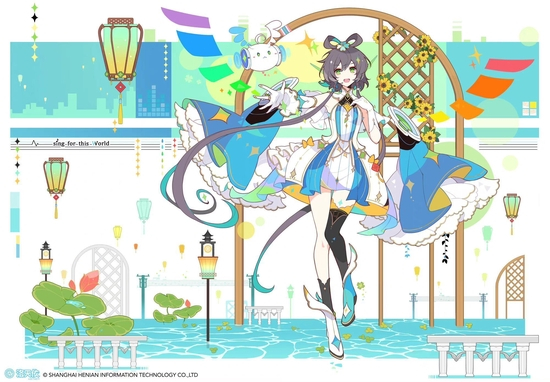 洛天依。图片来源：洛天依官方微博