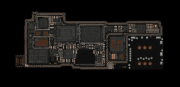 到2025 年，所有苹果设计的印刷电路板将使用100%再生镀金和100%再生锡焊料