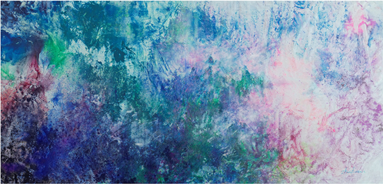 云水怒580*280cm布面油画2023