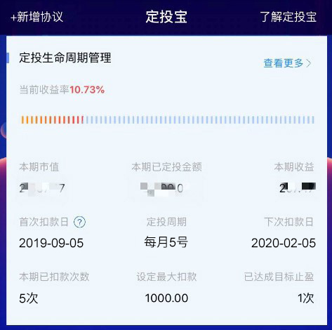　截图来源：融通定投宝APP