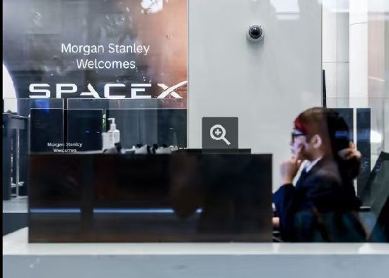 摩根士丹利纽约总部SpaceX标志
