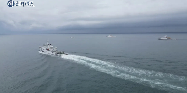 △2024年台湾海峡海上巡航执法行动