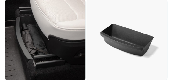 特斯拉美国推出 Model Y 座椅下储物托盘