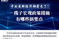 中央最新经济部署来了 一揽子宏观政策措施有哪些新要点
