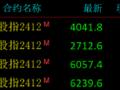 股指期货震荡下行 IM主力合约跌2.56%