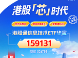 “中芯+华虹”权重超23%！港股通信息技术ETF华宝（159131）规模突破10亿元创新高