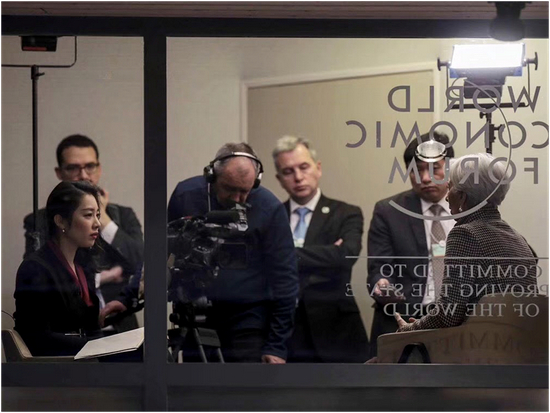 达沃斯论坛专访时任IMF MD 拉加德