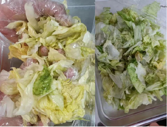  （加盟商提供的汉堡王配送蔬菜照片）