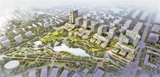 坪山生物医药加速器二期效果图。