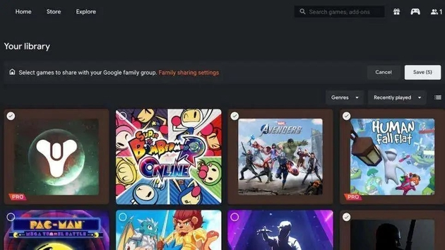 2021 年 4 月 Stadia 上线游戏搜索框 /&nbsp;图源 Kotaku