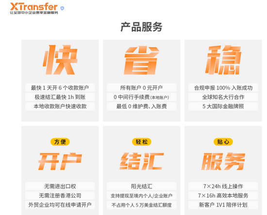 来源：XTransfer官网