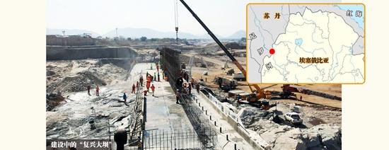 建设中的“复兴大坝”
