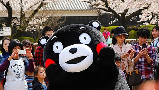 日本吉祥物熊本熊。图片来源：网络