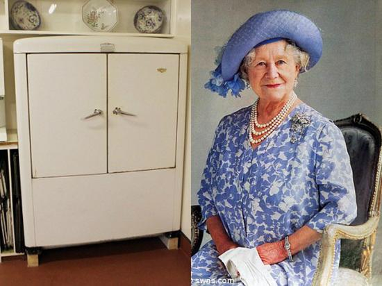 王太后与她1954年购买的冰箱