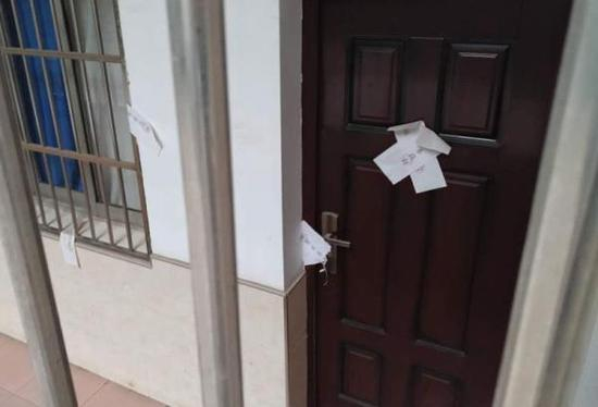 南昌车务段里被查封的办公室。 澎湃新闻记者 胥辉 图