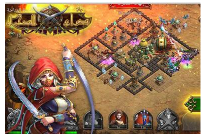 （《沙漠争霸》游戏截图）